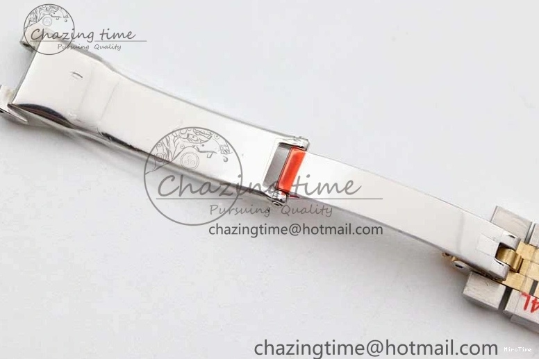 MiroTime 0105 Datejust 28mm 279179 SS YG TWF Best Edition White Diamonds Markers Dial on SS YG Jubilee Bracelet NH SunProtective 2144